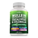 Mullein Leaf Extract for Lungs Cleanse NAC Supplement Chlorophyll Chlorella Elderberry Ginger Licorice Astragalus Oregano Turmeric Support 90 Count