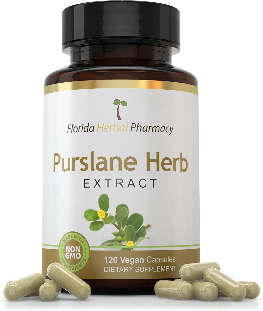 Florida Herbal Pharmacy, Purslane συμπλήρωμα εκχύλισμα βοτάνων κάψουλες