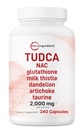 Micro Ingredients TUDCA Bile Salts 2,000mg Supplement, 240 Capsules | 7-in-1 Complex with NAC, Milk Thistle, Glutathione, Dandelion & Artichoke | Extra Strength Tauroursodeoxycholic Acid | Non-GMO