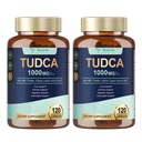 Totaria 2 συσκευασίες TUDCA 1000mg συμπλήρωμα στήριξης ήπατος με γαϊδουράγκαθο γάλακτος, NAC, ALA, 80% σιλυμαρίνη, 15-σε-1 Άλατα επιπλέον αντοχής