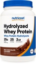 Nutricost Hydrolyzed Whey Protein Powder (Chocolate) 2 LBS - Whey Protein Hydrolysate, 25g of Protein, GMO-Free, Gluten-Free