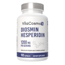 Diosmin Hesperidin 1200 mg Complex, 240 κάψουλες, Citrus Bioflavonoids πλούσιο εκχύλισμα φρούτων, 100% χορτοφαγικό, μη ΓΤΟ και χωρίς γλουτένη (180 Count (Pack of 1))