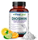 FineLand Diosmin & Hesperidin Complex, Premium Advanced Formula, 1000 mg, Blood Flow and Circulation Support, 120 κάψουλες, 100% Vegan, Όλα φυσικά