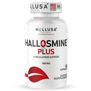 Hallusa Natural Hallosmine Plus 500mg Diosmin – High Strength Circulation & Vein Support Supplement, Vascular Health, Visible Veins, Spider Veins, Blood Flow, Swelling & Heavy Legs, 60 Capsules