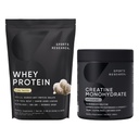 Sports Research Creatine Monohydrate (60 Servings) & Vanilla Whey Protein (26 Servings), The Dynamic Duo for Lean Muscle Building, Improved Performance, Strength & Workout Recovery - Sports Nutrition