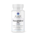 Dr. Emil Nutrition Resveratrol Supplement - Healthy Aging Supplement with 500mg Resveratrol & 100mg Quercetin - Supports Normal Cellular & Cognitive Health - 60 Capsules