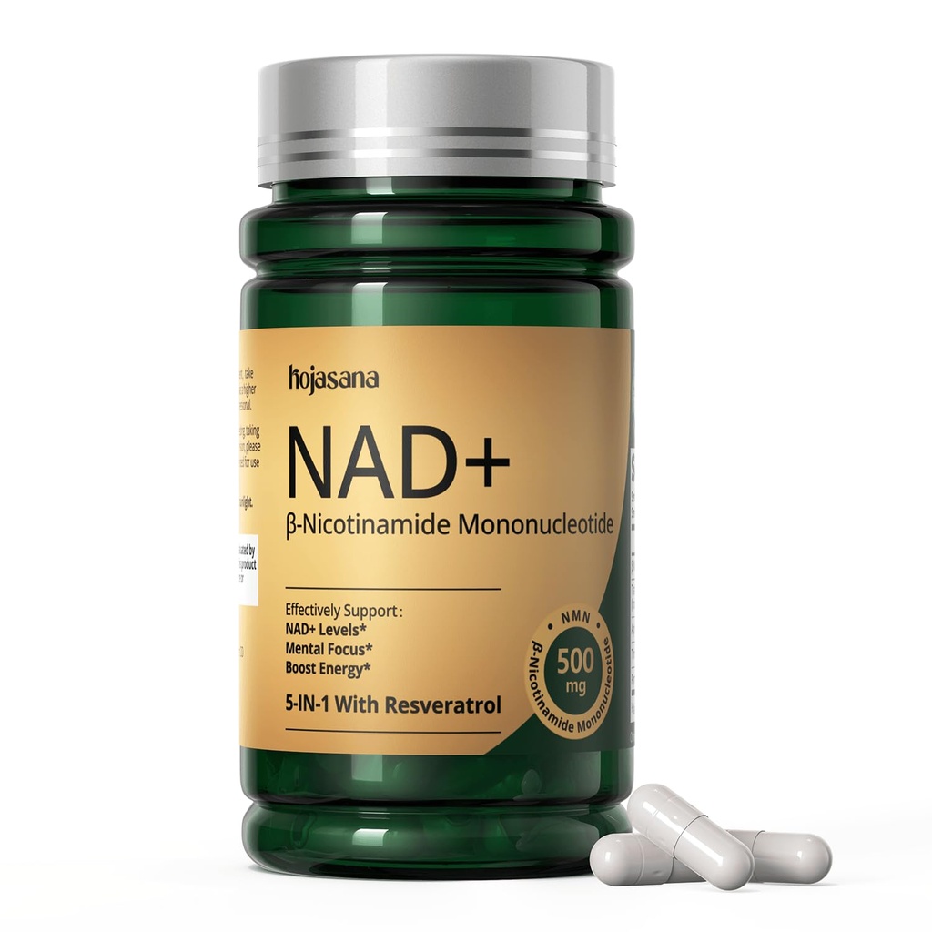 NAD Supplement for Women with Resveratrol - Supports Cellular Energy, Anti-Aging & DNA Repair - Advanced NAD Supplement for Women & Men, Non-GMO, 30-Day Supply