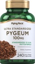 Piping Rock Pygeum Supplement for Men and Women | 100mg | 240 Capsules | Africanum Bark Extract | Ultra Standardized Phytosterols | Non-GMO, Gluten Free