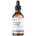 Designs for Health Emulsi-D3 Synergy 2000 IU Vitamin D Liquid with Vitamin K - Emulsified Liquid D3 K2 Drops for Immune System Support & Bone Health - Gluten-Free + Non-GMO (55 Servings / 1.8oz)