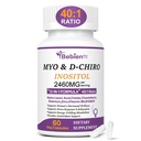 13-in-1 Myo Inositol & D-Chiro Inositol for Women,2460mg-40:1 Ratio Supplement Plus Alpha Lipoic Acid/Folate/Vitex/Magnesium,60 Vegan Capsules