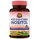 Vitalitown Inositol Supplement for Women, Myo-Inositol & D-Chiro Inositol, Ideal 40:1 Ratio, Hormone Balance & Healthy Ovarian Support for Women, Vitamin B8, Vegan, 60 Capsules, No Gluten