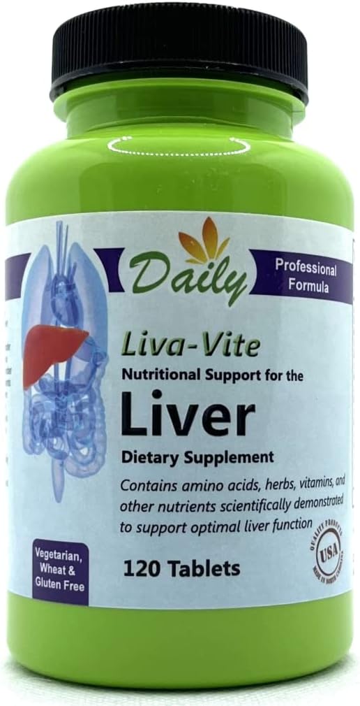 Daily Manufacturing Liva-Vite™ (L-Methionine, Choline, Inositol, Taurine, Dandelion Root Extract, Milk Thistle Extract, Black Radish Root, Beet Root, Uva Ursi & Goldenseal Root)