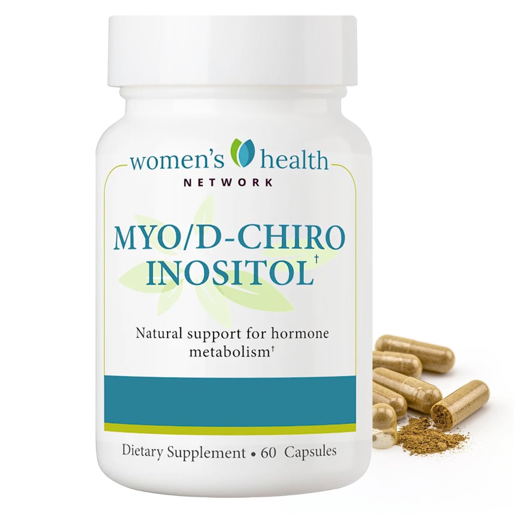 Myo & D-Chiro Inositol 40:1 Formula – Supports Women’s Reproductive Health, Menstrual Regularity, and Metabolic Balance – Vegan - 30-Day Supply