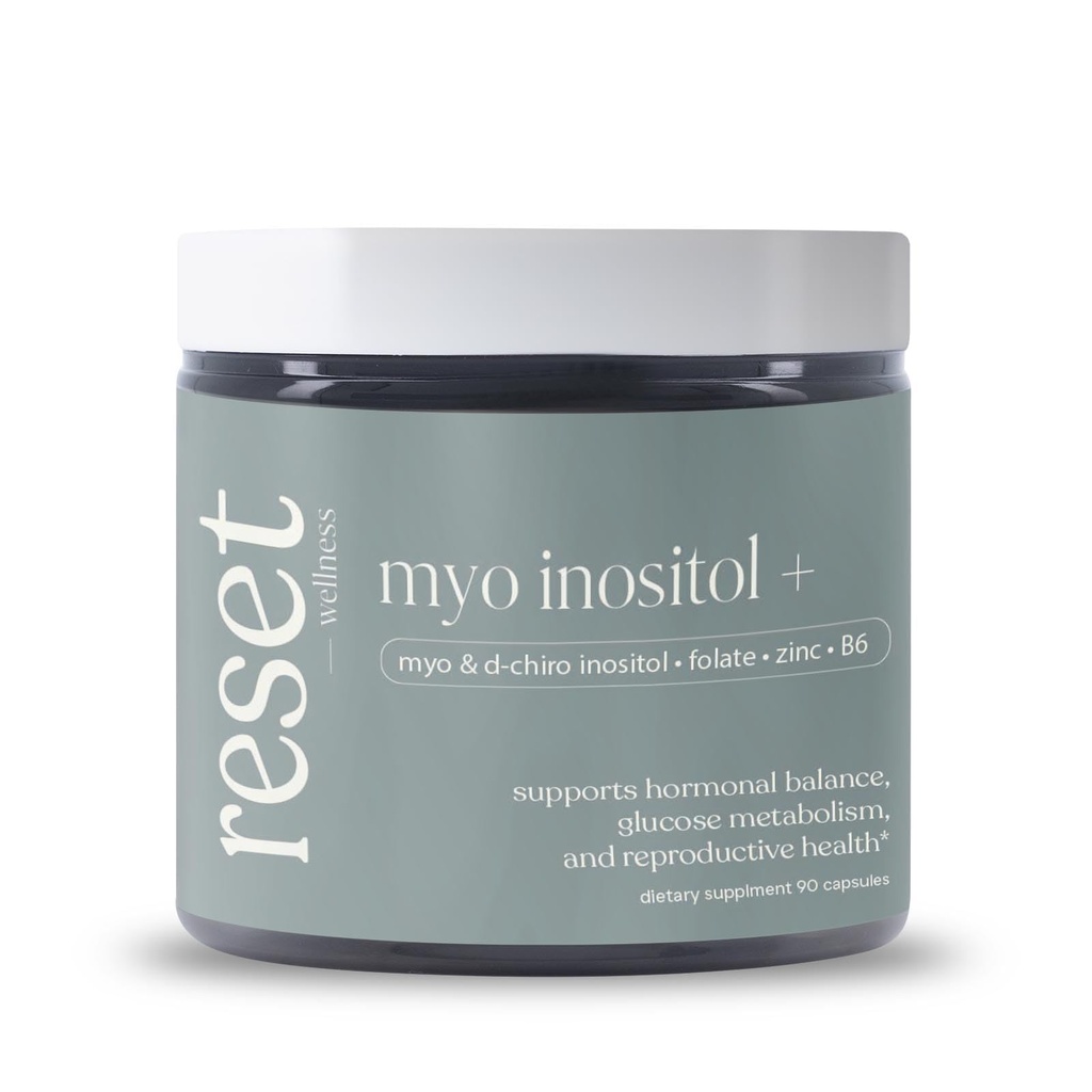 MYOINOSITOL+ | Myo-Inositol & D-Chiro Inositol (40:1 Ratio) + Methylfolate, Vitamin B6 & Zinc | Supports Hormonal Balance, Metabolic Health & Fertility | 90 Capsules