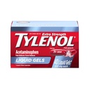 Tylenol Extra Strength Acetaminophen Liquid Gels, 500 mg per Gel, Strong, Fast Pain Relief Capsules, Fever Reducer, Gentle on Stomach, Relieve Headache Pain, Backache and Muscle Aches, 40 Count