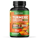 Built by Nature Turmeric Curcumin 2250mg – 95% Curcuminoids with Ginger & Black Pepper for High Absorption – Extra Strength Joint Support – Non-GMO, Vegan - 90 Capsules