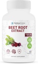 Red Beetroot Extract 1300mg per Serving – Σε σκόνη Beetroot Supplement - 60 Κάψουλες - 1 Μήνα – Vegan Friendly - Made in USA