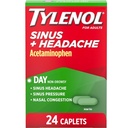 Tylenol Sinus Congestion and Pain Caplets Daytime, 24 Caps (Pack of 4)