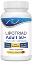 Lipotriad Adult 50+ Eye Vitamin and Mineral Supplement, 90 Softgels | Daily Supplement with Lutein, Zeaxanthin & Omega 3 for Healthy Eyes (90-Day Supply)