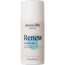 Ameo Life Extra Strength Colloidal Silver Gel 35 ppm - pH Ισορροπημένο, Δομημένο Ασημί Gel για Υγιεινό Δέρμα, Μικρές Κόψεις, Σκραπς & Έγκαυμα - Φυσική φροντίδα δέρματος για Αναζωογόνηση (100ml)