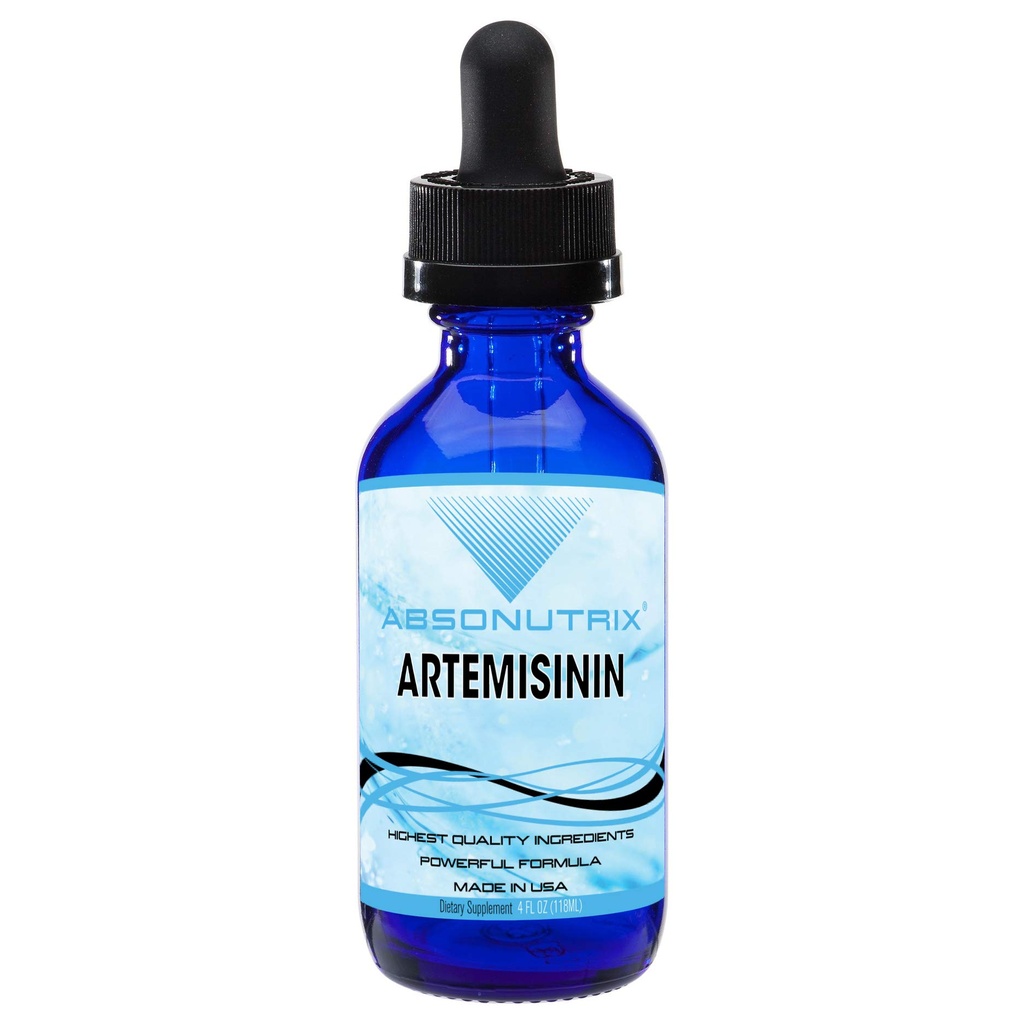 Absonutrix Artemisinin 580mg per Serving 4 oz Liquid, Helps Support Immunity, General Health Support, Easy Absorption, Third Party Tested, GMP-Certified Facility, Cruelty-Free, Made in the USA,