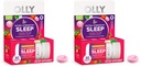 OLLY Extra Strength Sleep Fast Dissolve Tablets, 5mg Melatonin, Vegan, Strawberry - 30ct (Pack of 2)