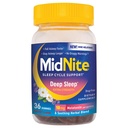 MidNite Deep Sleep Extra Strength, 10 mg Μελατονίνη Sleep Aid, Μη Σχηματισμός Συνταγών, Συμπλήρωμα διατροφής για ενήλικες, Χωρίς φάρμακα, Χωρίς γλουτένη, Χωρίς λακτόζη, Χωρίς χορτοφάγους, 36 Gummies