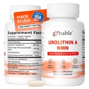 Gynable Patented Urolithin A Supplement with NMN | Trans-Resveratrol & PQQ| 4-IN-1 Complex Cellular Energy & Muscle Strength,Longevity Supplement for Sleep and Healthy Aging - Made & Tested in USA