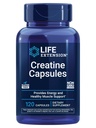 Επέκταση ζωής Κάψουλες Creatine – Creatine Monohydrate – Προάγει τη δύναμη, Lean μυών, Υγιεινή αντοχή – Μη ΓΤΟ, Χωρίς γλουτένη – 120 κάψουλες
