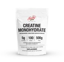 HEARTTHY FOODS Creatine Monohydrate Micronized Powder 500G - 100 Μερίδες, 5000mg ανά υπηρεσία (5g) - για άνδρες και γυναίκες ανάπτυξη μυών & ανάκτηση - UNFLAVORED