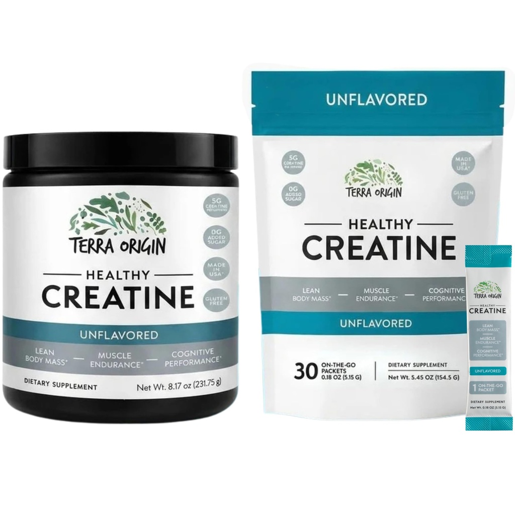TERRA ΚΑΤΑΓΩΓΗ Creatine Monohydrate Bundle 