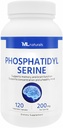 Phosphatidyl Serine 200 mg (Standard) 120 κάψουλες λαχανικών. Υποστηρίζει τη λειτουργία μνήμης & εγκεφάλου, μη GMO, NSF-Certified & cGMP- Compliant