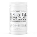 Collatine - Premium Collagen Peptides + Creatine with Vitamin C, Hyaluronic Acid and Magnesium for Skin, Hair, Nails, Bone & Joint, Muscle, Immune and Cognitive Aid (.55 LB (250 G/8.8 OZ)