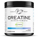 Μύες Feast Creapure Creatine Monohydrate σκόνη, Vegan Keto Φιλική γλουτένη-free, Μαζική Κεραυνός, συμπλήρωμα αποκατάστασης μυών και Εμπιστευμένη Creatine για μυϊκή ανάπτυξη, σκόνη Creatine, Unflaved, 300g
