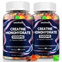 Creatine Monohydrate Gummies 5g για γυναίκες & άνδρες - Creatine Gummies για γυναίκες Προ προπόνηση Μασώμενα με L-Taurine & Alpha GPC, χωρίς ζάχαρη οικοδόμος μυών, Energy Boost, Vegan Non-GMO (160 Count)