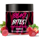 Creatine Monohydrate Gummies for Men & Women - 5g of Creatine Monohydrate per Serving - Sugar Free,Vegan, Strawberry Flavor, 135 Count (45 Servings).