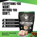 vedge Vegan Protein Powder - Φυτική Πρωτεΐνη σε σκόνη με Pea, Κολοκύθα & Ηλίανθος - USDA Organic, Amino Acids, Γαλακτοκομικά, Χωρίς Γλουτένη, Χωρίς σόγια, Κέτο, Μη ΓΤΟ, Ομαλή Υφή - Κανέλα - 20 Μερίδες