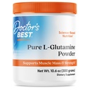 Doctors Best Pure L Glutamine Powder Supplement for Men & Women - L-Glutamine 5g Per Serving, Amino Acid Support, Supports Muscle Mass & Strength, Non-GMO, Gluten Free, Soy Free, Vegan - 10.6 oz