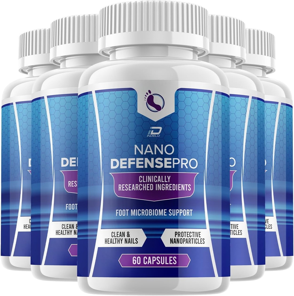 Nano Defense Pro Probiotic Supplement - NanoDefense Pro Advanced Formula for Healthy Nail Support Capsules Μέγιστη Δύναμη Άνδρες (5 Pack - 300 Κάψουλες)