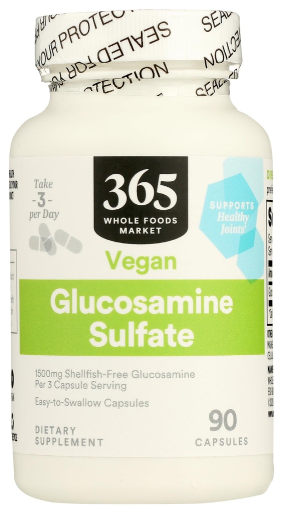 365 by Whole Foods Market, Glucosamine Sulfate Vegan, 90 CT