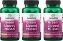 Swanson Green Lipped Mussel (Freeze-Dried) - New Zealand Joint Health & Mobility Supplement - Natural Formula May Support Heart Health & Digestive Function - (60 Capsules, 500mg Each) (3 Pack)