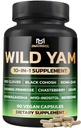 BMVINVOL Wild Yam Supplement | Red Clover, Black Cohosh, Evening Primrose, Berberine, Myo-Inositol - Hormone Balance for Women [ 90 Capsules]