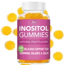 Myo-Inositol & D-Chiro Inositol Multivitamin Gummies, 40:1 Ratio, Magnesium Glycinate 400mg, Omega-3 &Folate, Vitamins for Women Hormone Balance