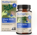 Motherlove More Milk Plus (60 Liquid caps) Fenugreek-Based συμπλήρωμα γαλακτοπαραγωγής για την υποστήριξη της προσφοράς μητρικού γάλακτος—Non-GMO, βιολογικά βότανα, Vegan, Kosher, χωρίς σόγια