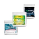 Jigsaw Pickleball Hydration Stack | Potassium Cocktail (Blue), Electrolyte Supreme (Lemon-Lime), and MagSoothe (Raspberry Lemonade), 60 Servings (Jar)