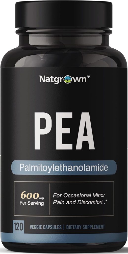 Natgrown Palmitoylethanolamide Pea Supplement 600 mg - 120 Κάψουλες
