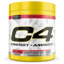 C4 Ενέργεια + σκόνη Aminos, 5g BCAAs & EAAs για την αποκατάσταση των μυών, 3 ηλεκτρολύτες για την ενυδάτωση, 100mg φυσική καφεΐνη, προ προπόνηση, Zero Ζάχαρη, 30 εξυπηρετούν, Punch φρούτων