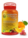 Quercetin with Bromelain – Quercetin Phytosome 500 mg High Absorption Supplement – Immune Support with Vitamin C, Zinc, Ginger & Citrus Bioflavonoids – Organic Whole Food Blend – 180 Capsules
