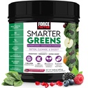Force Factor Smarter Greens Superfoods Σκόνη για την υποστήριξη Digestion, Gut Health, Bloating, Greens Powder with Probiotics, Prebiotics, Digestive Enzymes, & Adaptogens, Pomegranate Berry, 30 Υπηρεσίες