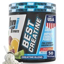 BPI Sports Best Creatine - Creatine Monohydrate Powder for Men & Women, Αλάτι Ιμαλαΐων - Δύναμη, Αντλία, Αντοχή, μυϊκή ανάπτυξη, Μυϊκός Ορισμός - Όχι Bloat – Fruit Punch – 50 μερίδες – 10,58 oz